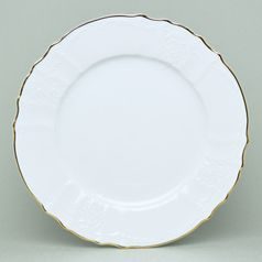 Gold strip: Plate dinner 27 cm, Thun 1794 Carlsbad porcelain, BERNADOTTE