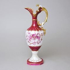 One-eared Vase Amphora 30 x 12,5 x 10 cm, Purple + Flowers, Vases Duchcov