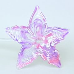 Květina se stonkem (fialová) 62 cm, 1 ks., Pačinek GLASS