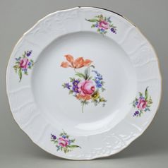 Mísa hluboká kulatá 32 cm, Thun 1794, karlovarský porcelán, BERNADOTTE míšeňská růže