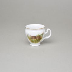 Šálek a podšálek Espresso 75 ml, Thun 1794, karlovarský porcelán, BERNADOTTE myslivecká