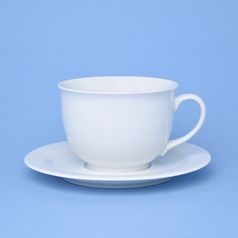 Olga: Breakfast cup 400 ml + saucer 19 cm, Český porcelán a.s.