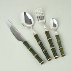 24 pcs. cutlery set, Posata BAMBOO 14407 green, NEVA