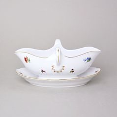 Sauceboat oval with stand 0,55 l, Hazenka, Cesky porcelan a.s.