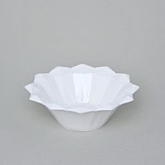 Bowl 16 cm Diamond white, Sunflower, Goldfinger porcelain