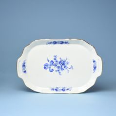 Podnos 23 cm, Thun 1794, BERNADOTTE modrá růže