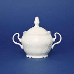 Sugar bowl 300 ml, Thun 1794 Carlsbad porcelain, BERNADOTTE ivory
