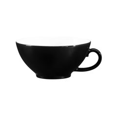 Cup tea small 0,14 l, Lido Solid Black, Seltmann porcelain