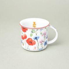 Hrnek Tina Fantazie, Luční květy, 0,25 l střední, Český porcelán a.s.