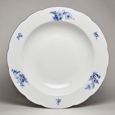 Dish round flat 30 cm (club plate), Thun 1794, karlovarský porcelán, ROSE 80061