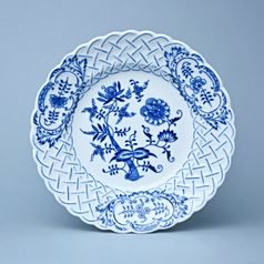 Talíř reliéfní 24 cm, Cibulák, originální z Dubí