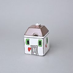 Cukřenka 250 ml 7 x 11 cm, “LE CASETTE” hnědá, porcelán, EGAN