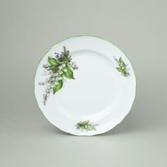 Plate dessert 19 cm, Lily-of-the-valley, Cesky porcelan a.s.