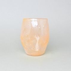 Colorful soda glass - APRICOT, Pačinek GLASS