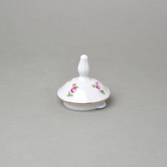Víčko ke konvi 1,2 l čajové a kávové, Thun 1794, karlovarský porcelán, BERNADOTTE míšeňská růže