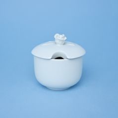 Cukřenka bez oušek s víčkem s výřezem 0,20 l, Bílý porcelán, Český porcelán a.s.