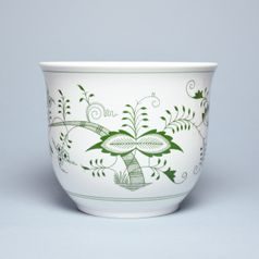 Květináč bez uch, bez nožky pr.16,0; v.13,5 cm, Zelený cibulák, Český porcelán, a.s.