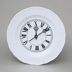 Wall clock plate 24 cm, white, Český porcelán a.s.
