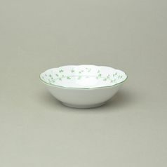 NATÁLIE zelené kvítky: Miska 13 cm, Thun 1794, karlovarský porcelán
