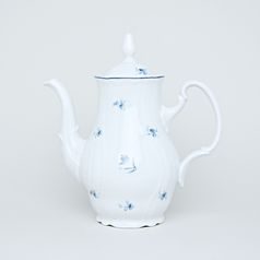 Coffee pot 1,2 l, Thun 1794 Carlsbad porcelain, BERNADOTTE blue flower