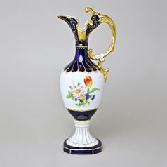 Vase Amphora 30 cm, Isis + colorful flowers, Vases Duchcov (Royal Dux Bohemia)