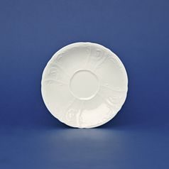 Saucer 14 cm, Thun 1794, karlovarský porcelán, BERNADOTTE ivory