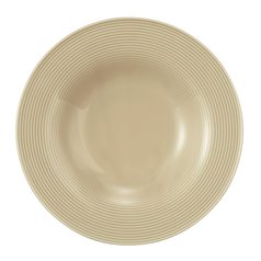 Beat sand-beige: Plate pasta 27.5 cm, Seltmann porcelain