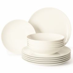 Talířová sada 12 díl., Savona fine diamond, porcelán Seltmann
