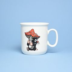 Hrnek s Krtečkem a muchomůrkou 0,2 l, Thun 1794, karlovarský porcelán, Dětské soupravy a hrnky s Krtečkem
