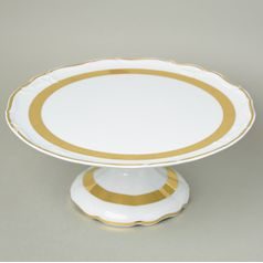 Cake plate 32 cm footed, Marie Louise 88003, Thun 1794, karlovarský porcelán
