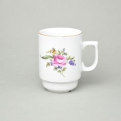 Mug (cup) Jens 220 ml stunable, Thun 1794, karlovarský porcelán, meissen rose