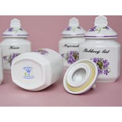 Víčko (pouze víčko) ke kořence, fialky, Český porcelán a.s.