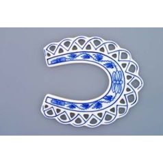 Christmas decoration - Horseshoe 9 cm, Original Blue Onion Pattern