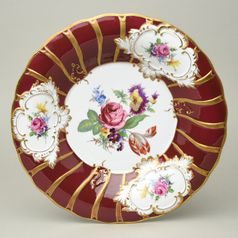 Talíř nástěnný 30 cm, Purpur, Royal Dux Bohemia