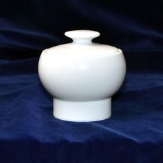 Sugar bowl 0,35 l, Catrin white,Thun 1794 Carlsbad porcelain