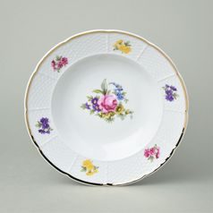 Plate deep 23 cm, Natalie Rose, Thun 1794 Carlsbad porcelain