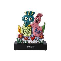 Figurine James Rizzi - Love Birds, 14 / 5 / 16,5 cm, Porcelain, Goebel