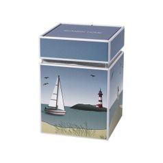 Tea tin Ocean love 7,5 / 7,5 / 11 cm, Goebel