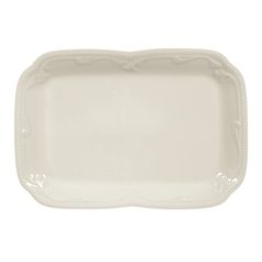 Butter plate 20,5 x 14,5 cm, Rubin Cream, Seltmann porcelain