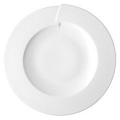 Plate flat 28 cm, Achat UNI white, Tettau Porcelain