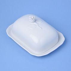 Butter dish 0,250 kg, White, Cesky porcelan a.s.