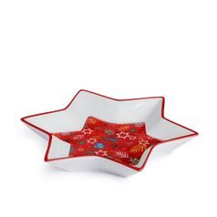 Mísa vanoční hvězda 21 x 21 cm, nový kostní porcelán, EGAN