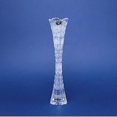 Křišťálová váza Na jednu květinu, broušená úzká 500PK, 255 mm, Crystal BOHEMIA