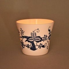 Translucent porcelain for candle 7,5 cm, Original Blue Onion Pattern