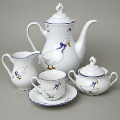 Constance husy, Kávová sada pro 6 osob, Thun 1794, karlovarský porcelán