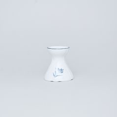 Candle holder 6,5 cm, Thun 1794 Carlsbad porcelain, BERNADOTTE blue flower