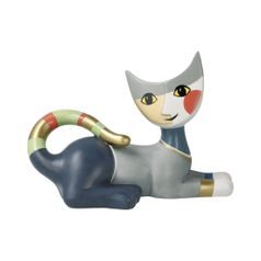 Cat Andreina 14.5 / 6 / 10cm, biscuit china, Cats Goebel R. Wachtmeister