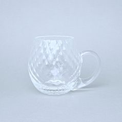 Pivní půllitr - Káro (Čirý), 500 ml, Floriánova huť