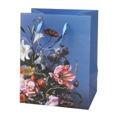 Gift bag Summer Flowers 21 / 15 / 27cm, paper, Jan Davidsz de Heem, Goebel