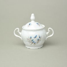 Cukřenka 0,22 l, Thun 1794, karlovarský porcelán, BERNADOTTE motýli